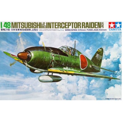 Mitsubishi J2M3 INTERCEPTOR Raiden (Jack) - 1/48 SCALE - TAMIYA 61018